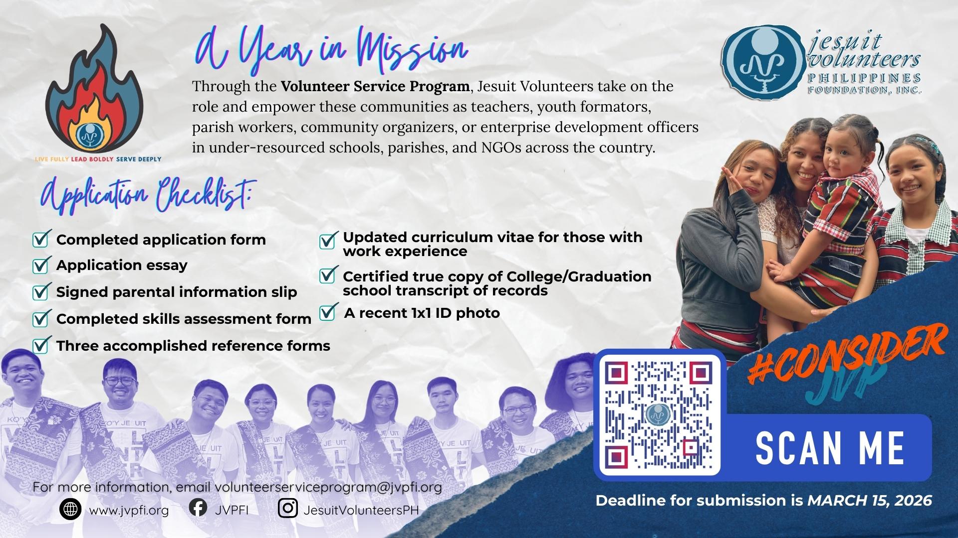 BE A JESUIT VOLUNTEER